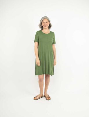 Imagen 1 del producto Vestido Midi Manga Corta Mujer Portman Club Verde