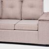 Sofá Seccional Mexx Muebles Hamburgo 5 Cuerpos Beige