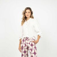 Blusa Manga Larga Mujer Alma Blanco