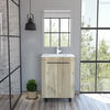 Mueble de Lavamanos Piso + Espejo TuHome Khari