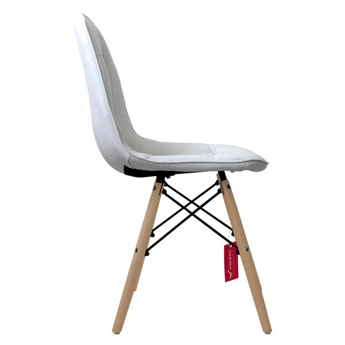 Pack 4 Silla Eames Vincenzi Blanco