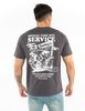 Polera Con Estampado Manga Corta Hombre Icono