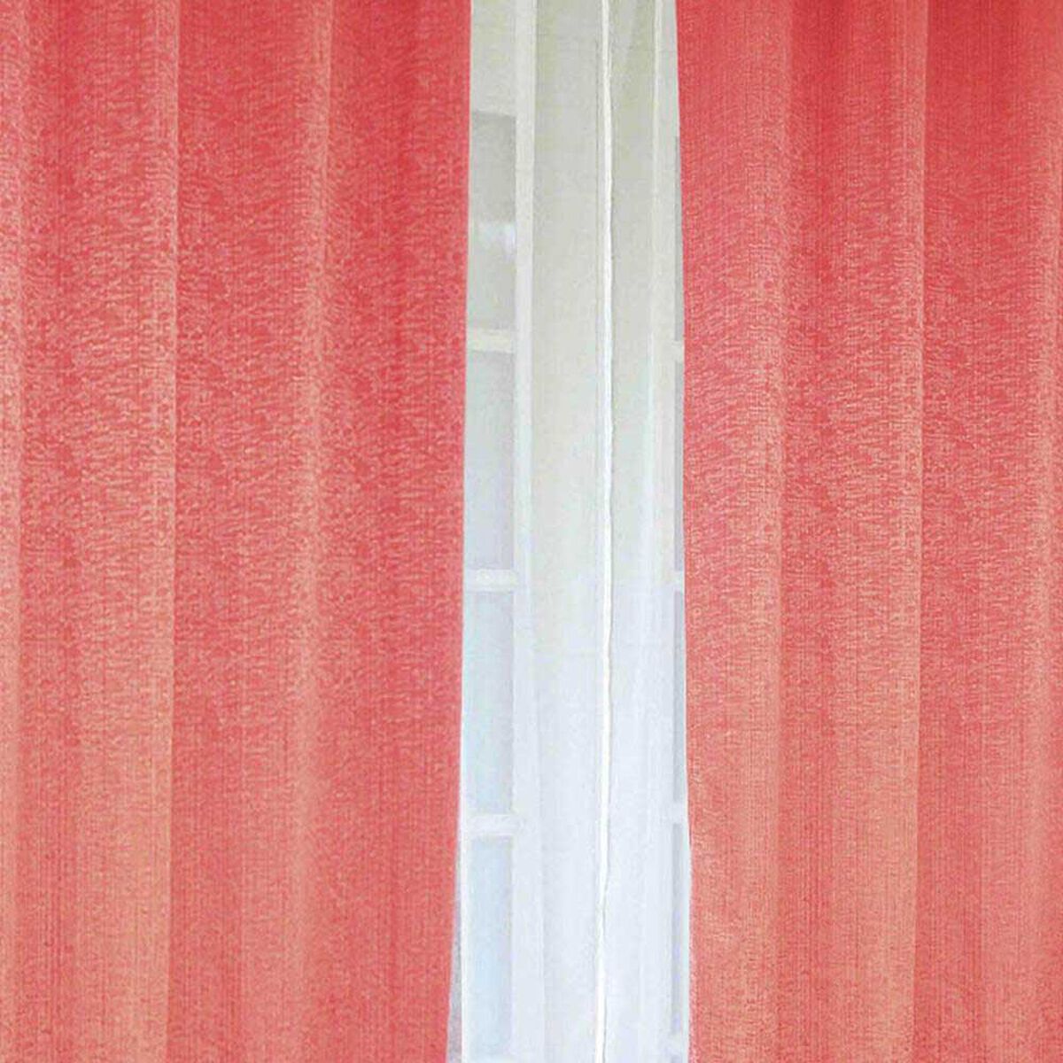 Combo Cortinas Doral Camila 220 x 140 cm Rojo