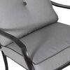 Juego de Living para Terraza Casanova Dover Sof&aacute; 2 Cuerpos + Dos Sillones 1 Cuerpo + Mesa de Centro Gris