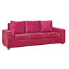 Juego de Living Innovamuebles Kahlo Sofá 3 Cuerpos + Dos Sillones 1 Cuerpo Burdeo