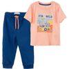 Conjunto Polera+Pantalón de Algodón Chess Baby
