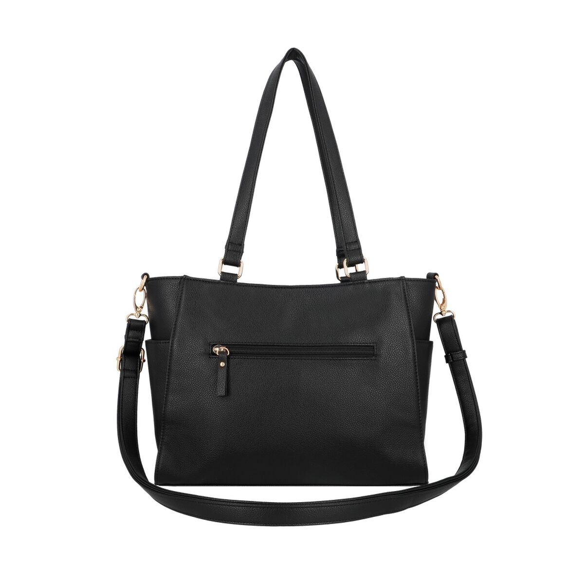 Cartera Tote Secret Teruel FW25 M Negro