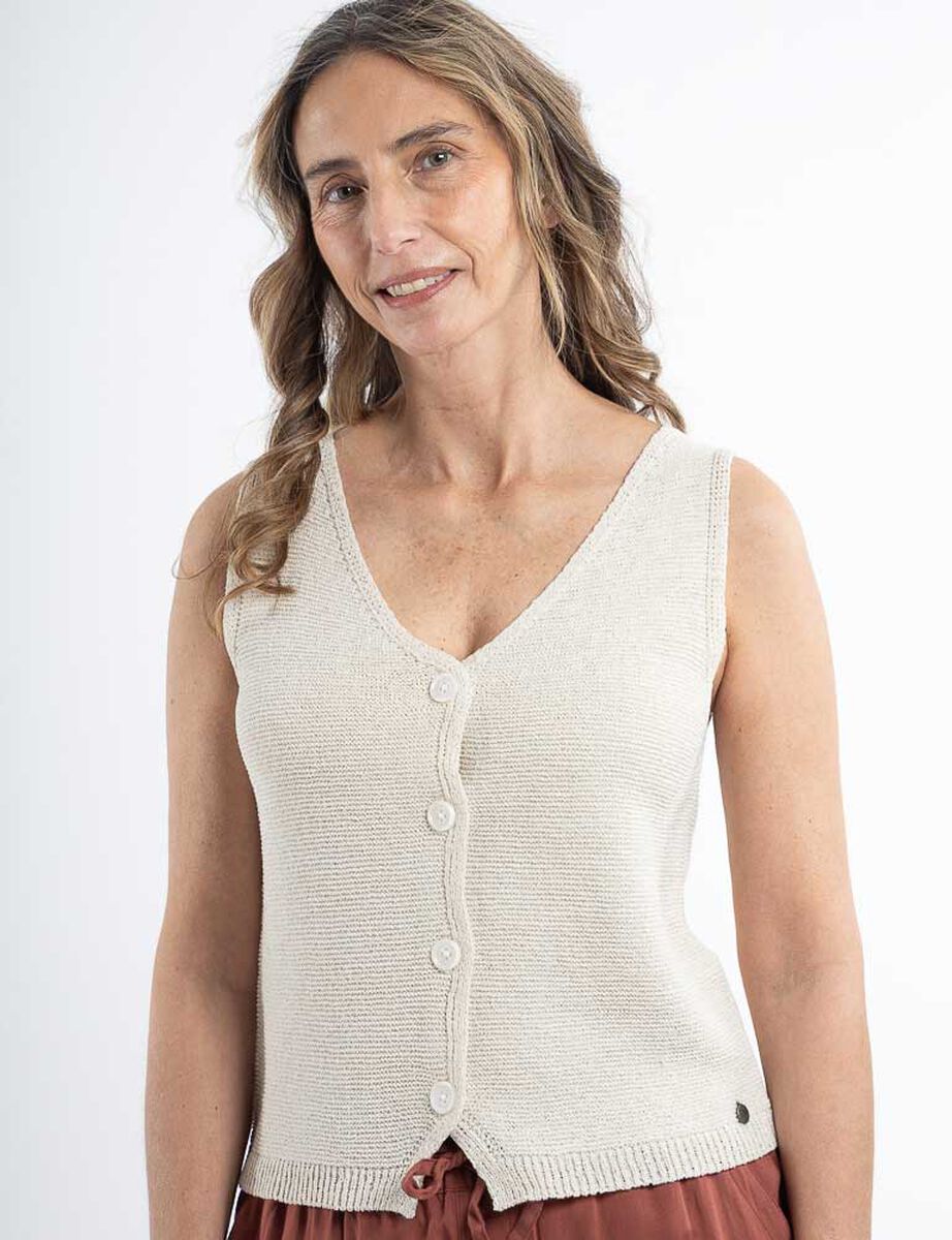 Sweater Sin Mangas Mujer Portman Club