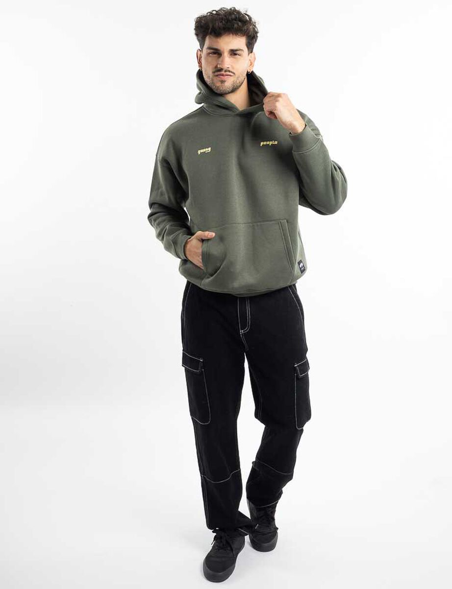 Poler&oacute;n Hoodie Boxy Hombre Icono