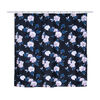Set Cortina de Baño 6 Piezas Caja Mashini Orquidea