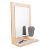 Espejo Rectangular con Repisa TuHome Shaver 35 x 23 cm
