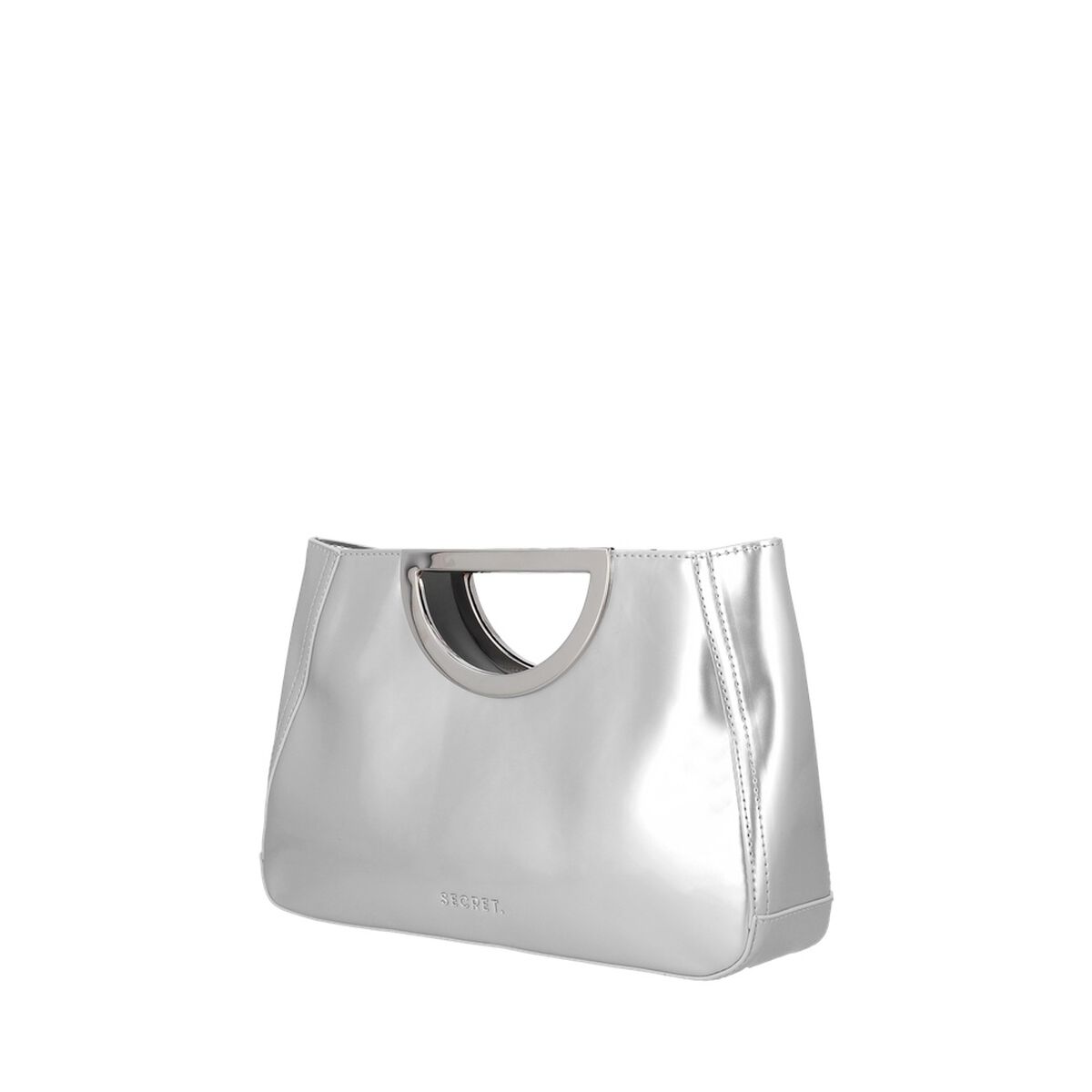 Cartera de Fiesta Secret Fete SC7 Mediana Plateada