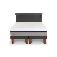 Cama Europea CIC Base Normal King Balance + Respaldo Dublin