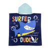 Toalla de Playa Infantil con Capucha Casanova Kids Shark 60 x 120 cm