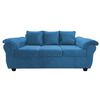Sofá Muebles MPR Ezeiza 3 Azul Petróleo
