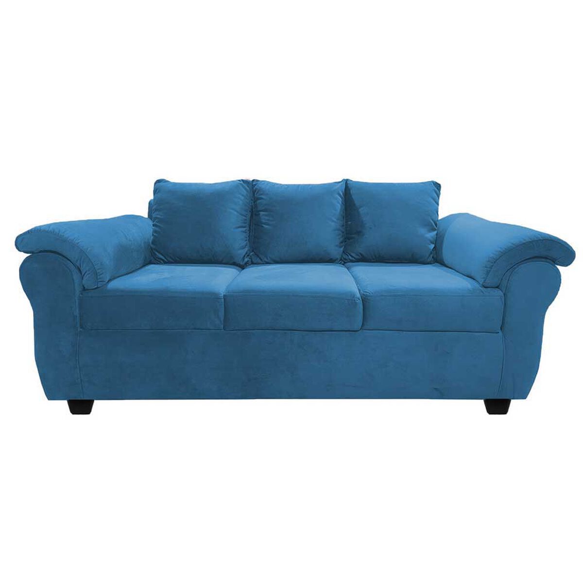 Sofá Muebles MPR Ezeiza 3 Azul Petróleo