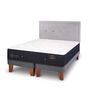Cama Europea CIC Base Dividida 2 Plazas Premium + Respaldo
