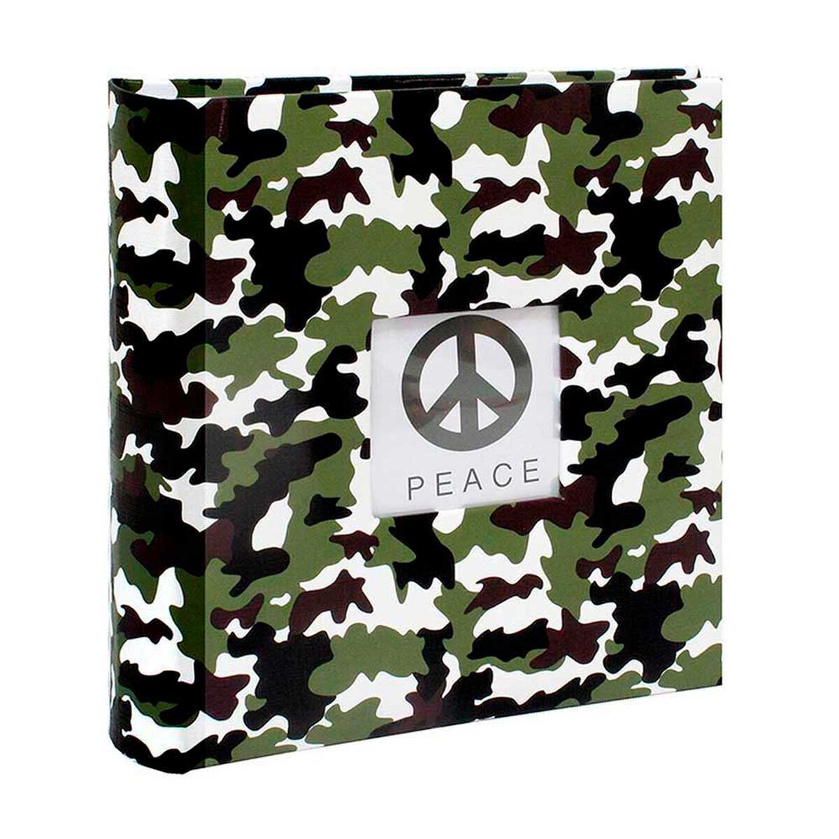 &Aacute;lbum para Fotos Tela Vgo Camuflado con Memo 100 Fotos Verde
