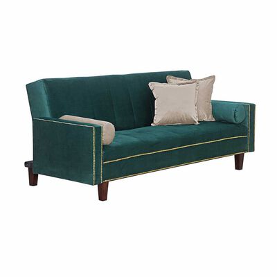 Imagen 2 del producto Futón Black Factory Vanguardia 3 Cuerpos Verde Beige