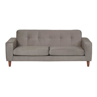 Sof&aacute; Latam Home Salermo Tela Velvet 3 Cuerpos Gris
