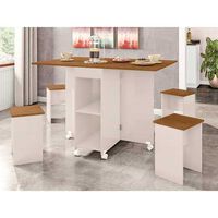 Mesa Plegable + 4 Bancos Casanova Paris