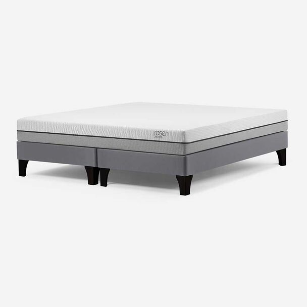 Cama Europea Rosen Base Dividida King Pratta