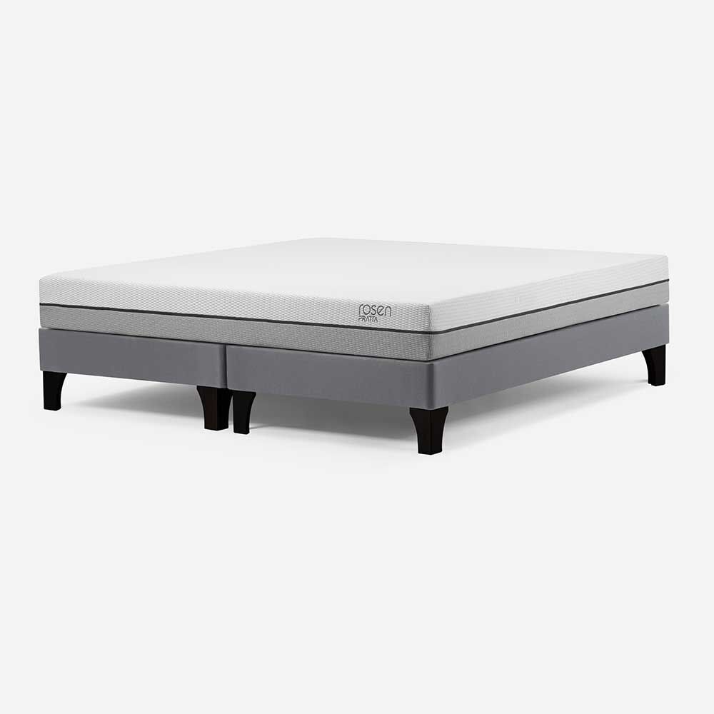 Cama Europea Rosen Base Dividida King Pratta