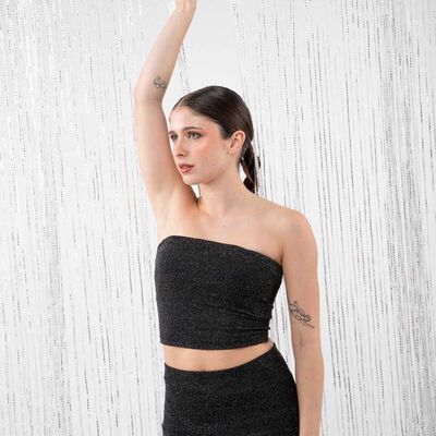 Blusa Strapless Mujer Icono