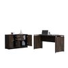 Combo Escritorio + Gabinete 2 Puertas TuHome Home Office Negro Soft-Co&ntilde;ac