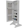 Joyero Tuhome Prisma 1 Puerta con Espejo Integrado Blanco