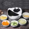 Bowl Cortador Rallador de Verduras Multifuncional 9 en 1 Simplit Blanco