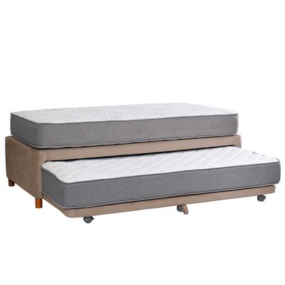 Imagen 1 del producto Cama Nido Latam Home 1,5 Plazas Zen Best Tela Beige