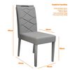 Juego de Comedor Jdo & Design Isabella Beige 4 Sillas 