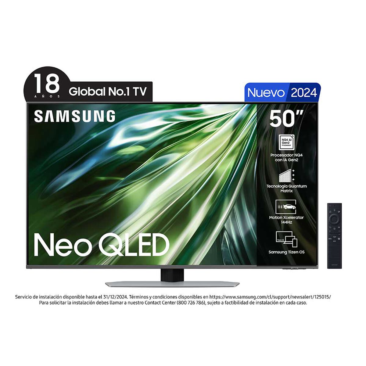 NeoQLED 50" Samsung QN90D Smart TV 4K 2024