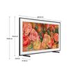 QLED 75" Samsung The Frame Smart TV 4K UHD 2024 + Marco Café