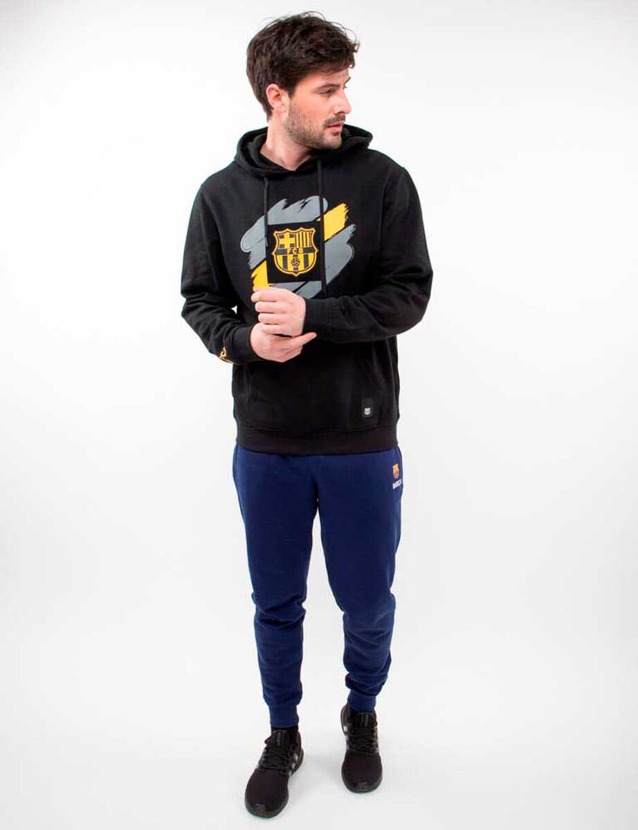 Polerón Con Gorro de Algodón Hombre Barcelona
