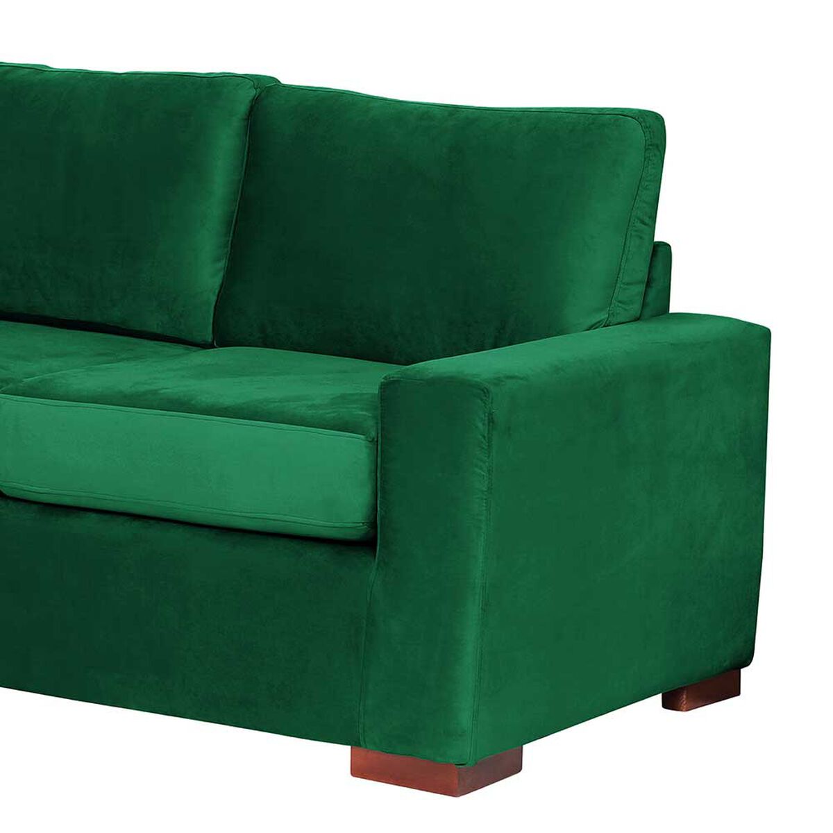 Sof&aacute; Seccional Izquierdo Latam Home Livorno 3 Cuerpos Verde