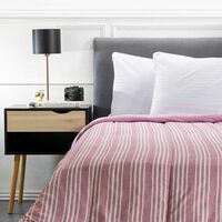 Plumón Soft Touch Estampado Zibel 2 Plazas Rosa