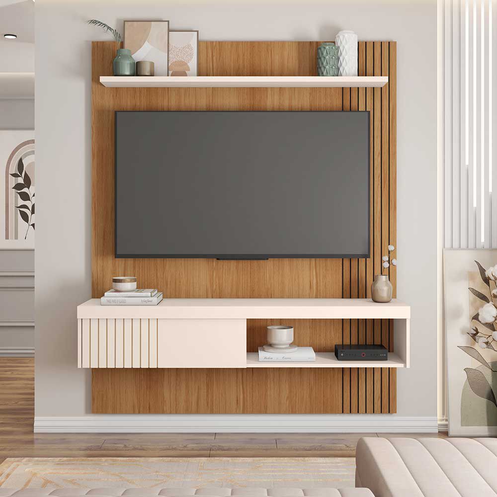 Panel Decocasa Jade Hasta 55" Castaño Ow