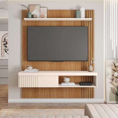 Panel Decocasa Jade Hasta 55"" Castaño Ow