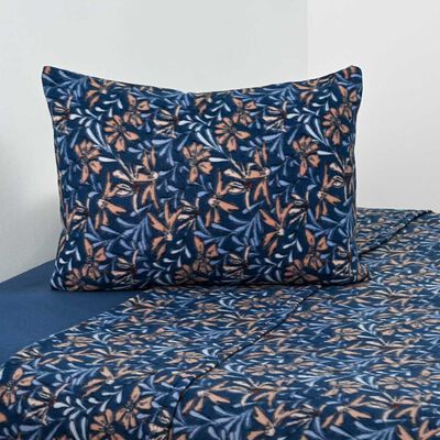 Imagen 1 del producto Juego de Sábanas Polar American Family 1,5 Plazas Bera No Aplica Azul