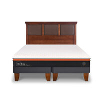 Cama Europea CIC Base Dividida 2 Plazas Bee Comfort + Respaldo
