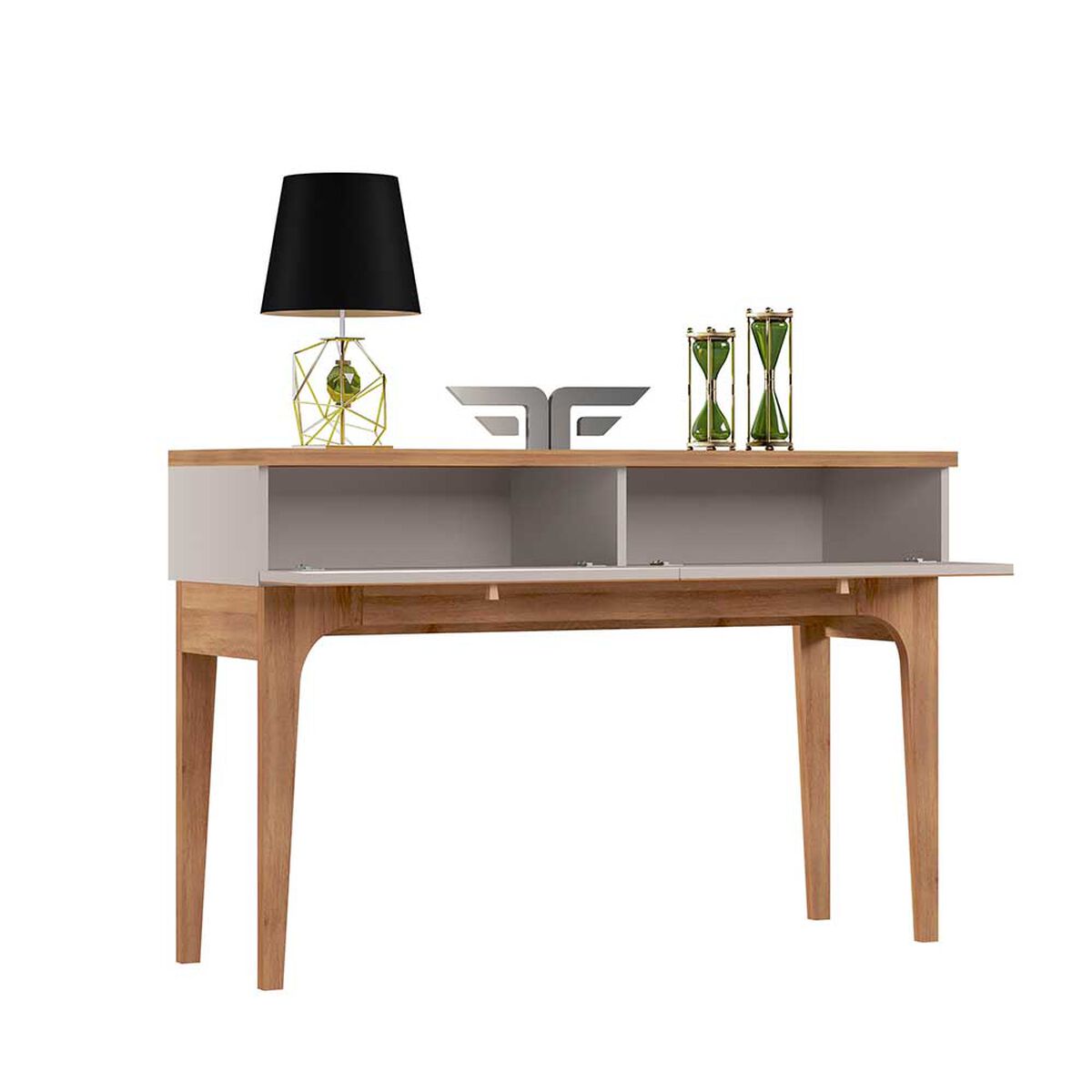 Mesa de Arrimo Exit Veneza Beige Cedro