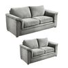 Juego de Living Latam Home Ancona 3 Cuerpos + Sof&aacute; 2 Cuerpos Gris