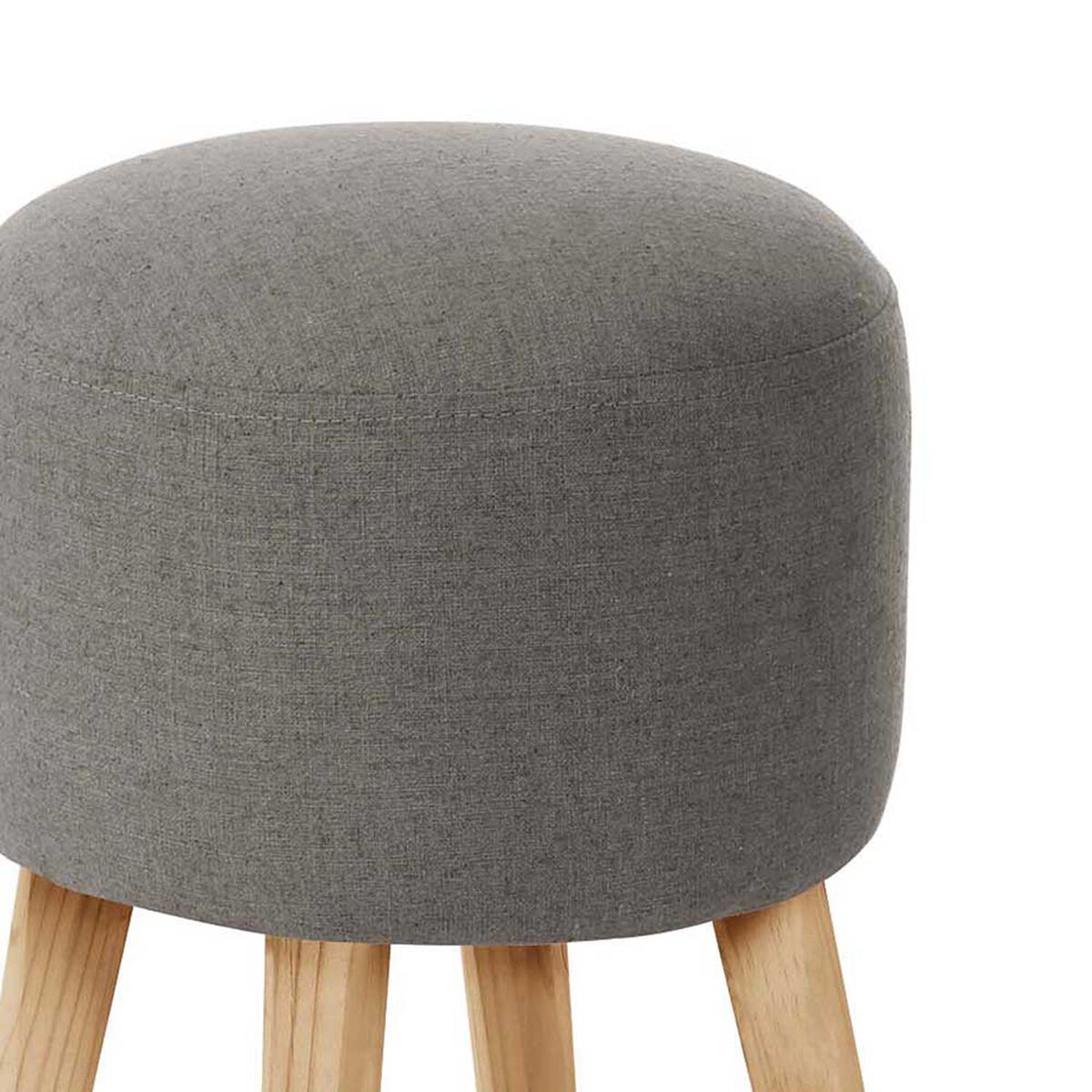 Pouf Latam Home Nantes Lino Gris Oscuro