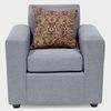 Juego de Living Almore Paris Sofá 3 Cuerpos + Dos Sillones 1 Cuerpo Gris