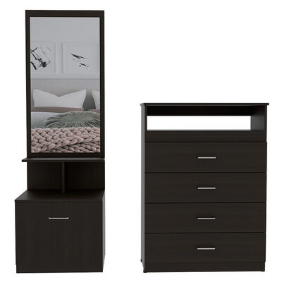 Imagen 1 del producto Cómoda + Velador Multifuncional TuHome Z-54R Dreams 11