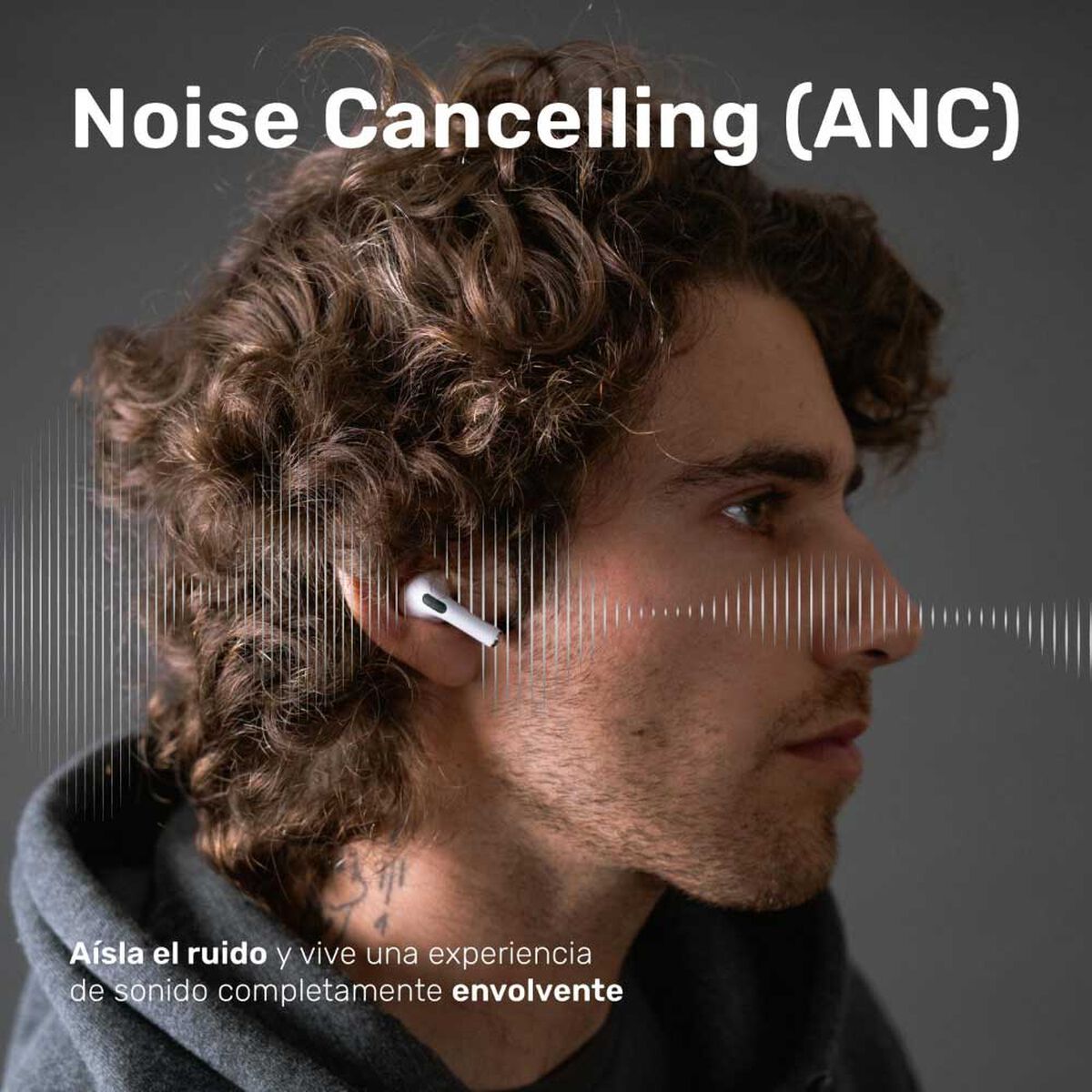 Aud&iacute;fonos Bluetooth In Ear Lhotse RMPLUS+ Blanco