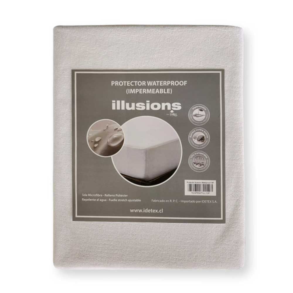 Protector de Colchón Illusions King Waterproof Blanco