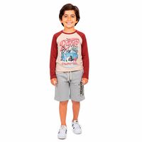 Short Buzo Niño Cutback Gris, Negro, Oliva